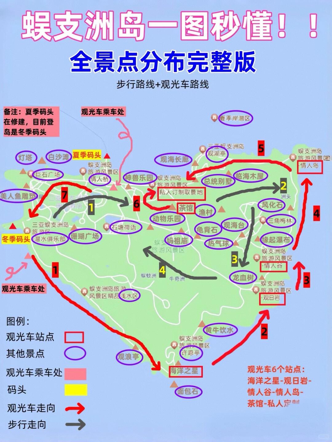 🌴蜈支洲岛保姆级干货攻略｜玩转玻璃海✨